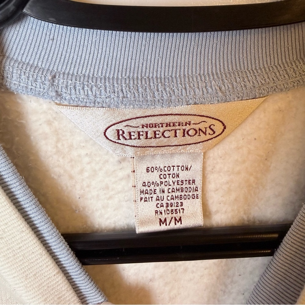 Northern Reflections White Polar Bear Crewneck Sweater - Picture 5 of 5